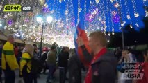 Perú en Rusia 2018: banderazo MUNDIAL de los hinchas peruanos en Moscú (DÍA 5)