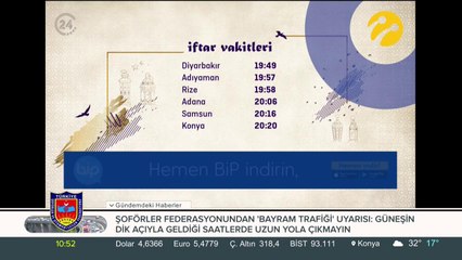 İftar vakitleri