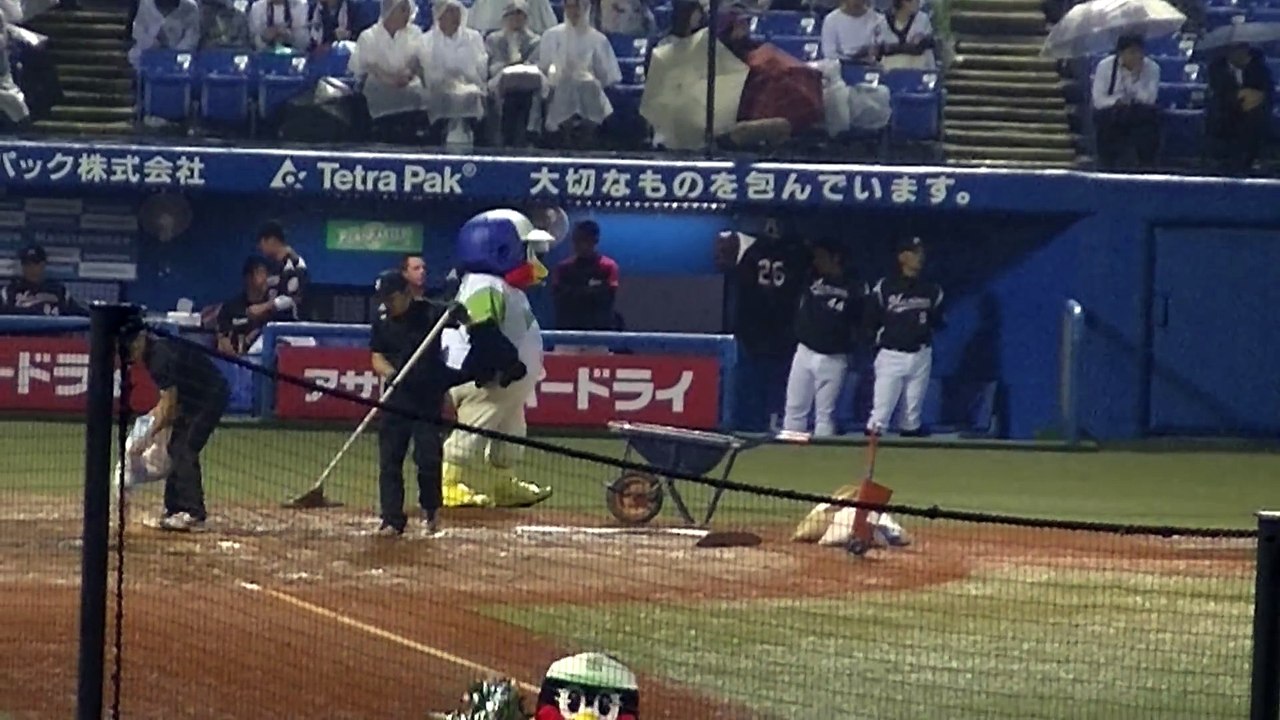一輪車で遊んでたらトンボで痛い目にあうつば九郎w