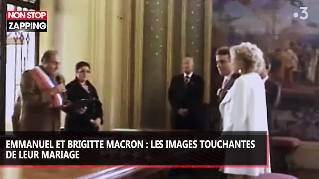 Emmanuel et Brigitte Macron : Les images touchantes de leur mariage (vidéo)