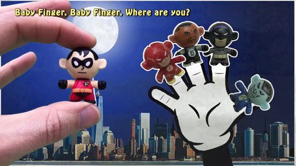 Finger Family Song DC Comics Toys Batman Flash Nursery Rhymes Youtube Video For Kids Daddy Finger