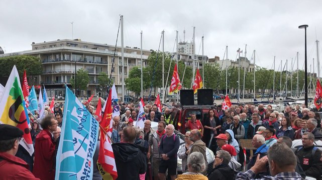 Manifestation des retraités du Morbihan contre l’augmentation de la CSG