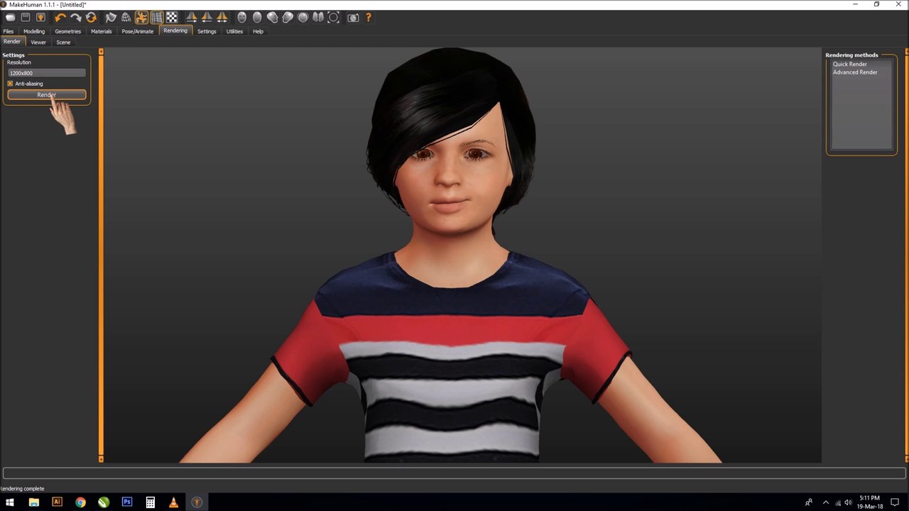 Free 3D Character Modeling with Make Human - PD RAJAN