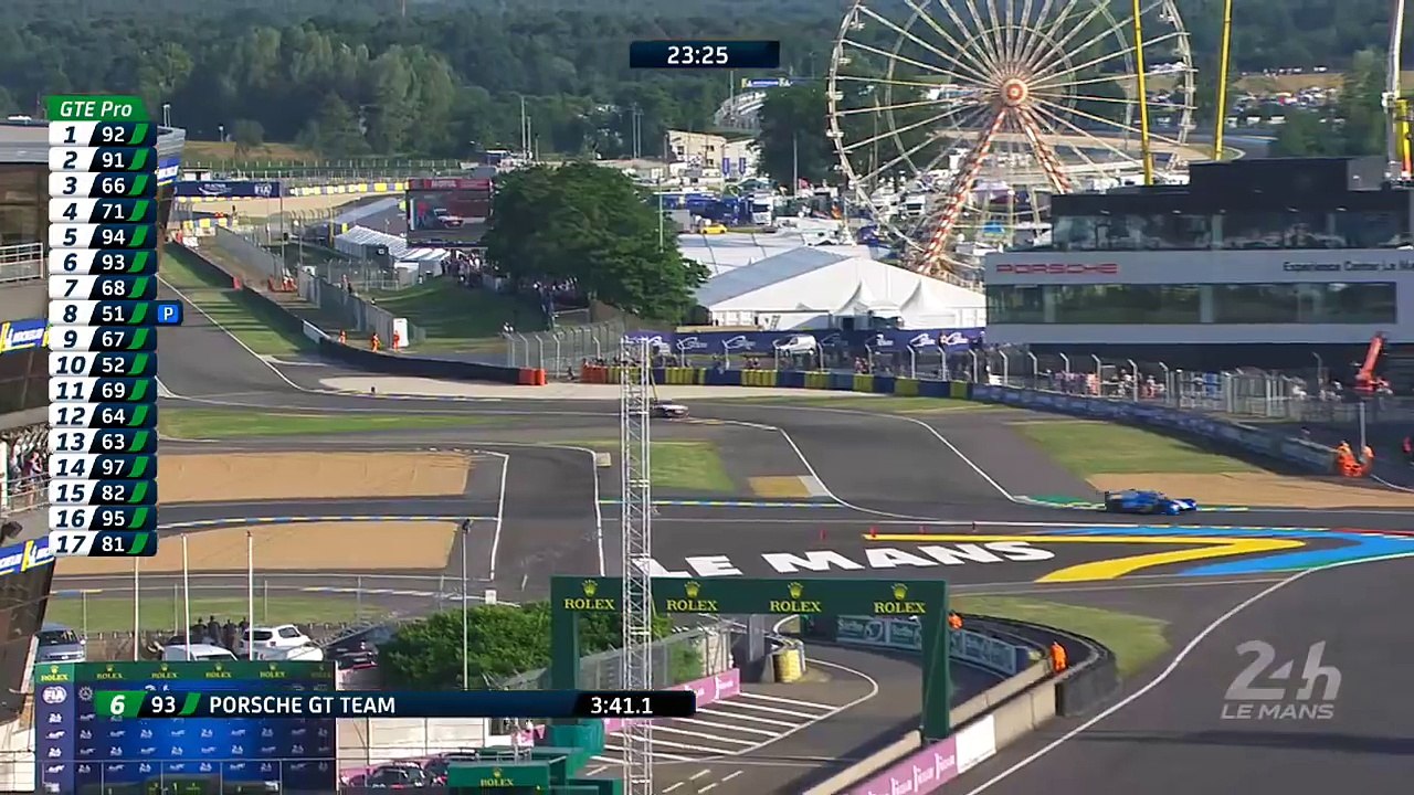 Fastest time in LMGTE Pro for Porsche in practice session - 24 Heures du Mans