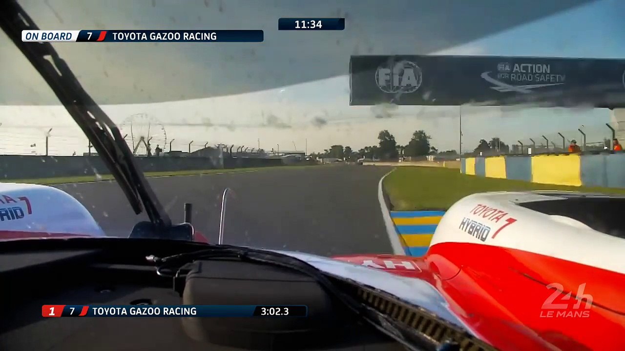 Best lap time for Toyota in the practice session - 24 Heures du Mans