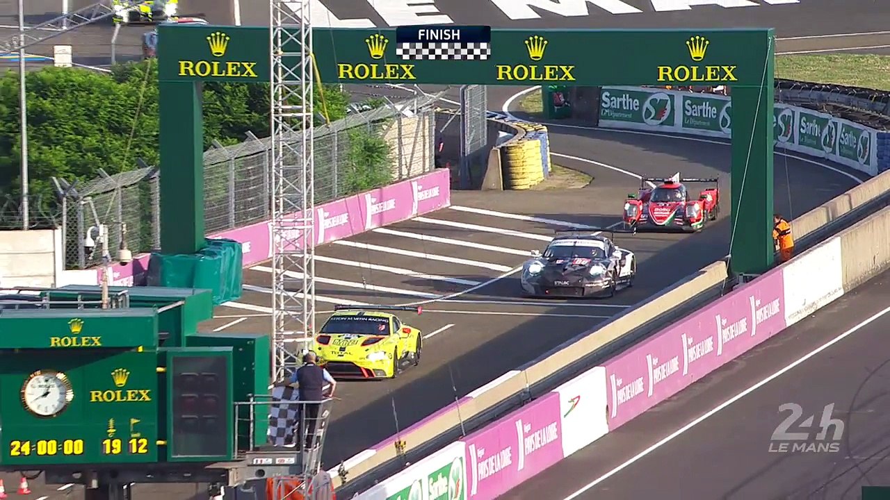 End of 1st Free Practice - 24 Heures du Mans 2018
