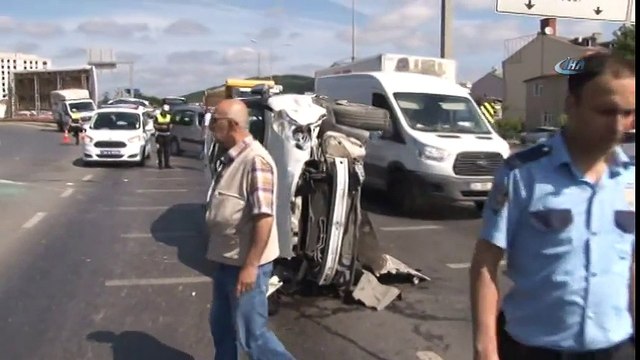 Çekmeköy Şile Yolunda Trafik Kazası: 2 Yaralı