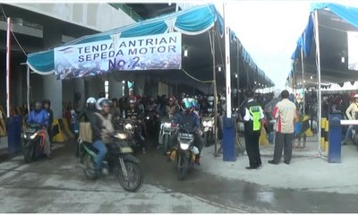 H-1 Jelang Lebaran, Pelabuhan Merak Tampak Lengang