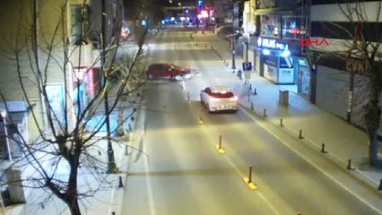 Tekirdağ'da Trafik Kazaları Mobese Kameralarında