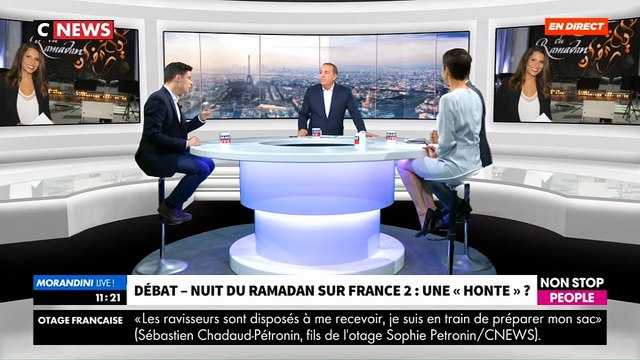 Morandini Live: Face à face tendu ce matin sur CNews à propos de La nuit du Ramadan que va diffuser France 2 ce soir