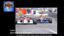 classic Formula 1 Moments. Monaco 1992 final laps OLAV MOL.
