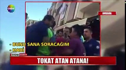 Vatandaşa tokat atan polisin başına bunlar geldi!