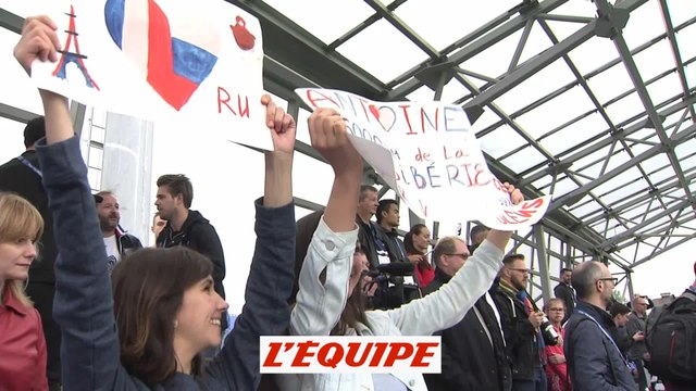 Les supporters des Bleus déjà en nombre en Russie - Foot - CM 2018 - Bleus