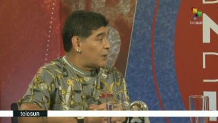 Maradona: El fútbol es el deporte del pueblo