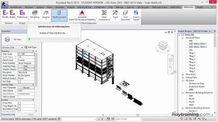 0905. _Quản lý bố trí thép tự động trong Revit  mp4