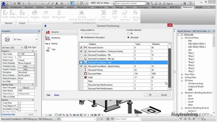 0907. _Tìm hiểu công cụ đánh số cấu kiện tự động trong Revit  mp4