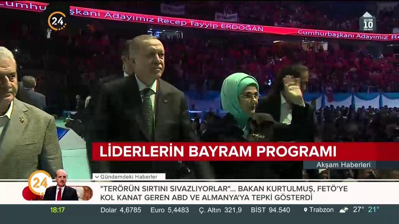 Liderlerin bayram programları