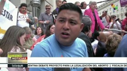 Protestan en EE.UU. contra política migratoria de "tolerancia cero"