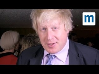 Boris Johnson at our birthday party