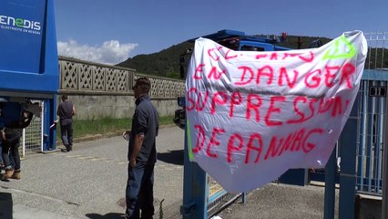 D!CI TV : les agents d'Enedis manifestent contre de potentielles suppressions de poste
