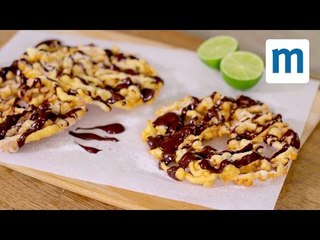 Chocolate-covered funnel cakes | Martha Collison