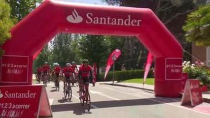 Miguel Indurain llega a Madrid tras cuatro etapas sin dinero en efectivo