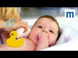 How to bathe a newborn baby | Fairy Non Bio
