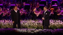 Sir Bryn Terfel and the undersigned having some fun during last summer's concert. Have you booked for this year's July 21st concert with Eros Ramazzotti? Ticket