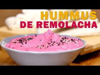 HUMMUS DE REMOLACHA | Receta vegana