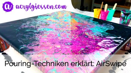 Acrylic Pouring Air Swipe Technik: Schritt-für-Schritt Anleitung 🎨