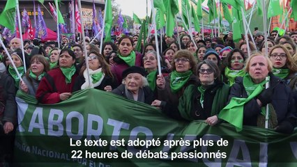 Argentine: les députés votent la légalisation de l'avortement