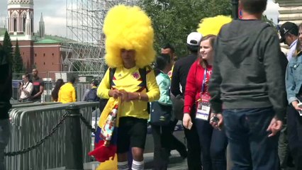 مشجعو المنتخبات المشاركة في كأس العالم يزورون الساحة الحمراء