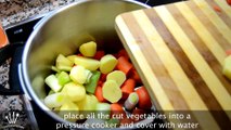 Puréed Vegetable Soup - Easy Purée of Vegetable Soup Recipe
