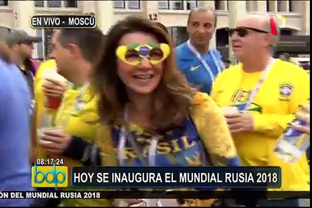 Mundial Rusia 2018: así viven los hinchas la previa al partido inaugural