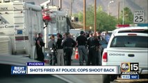 Shots fired at police in south Phoenix