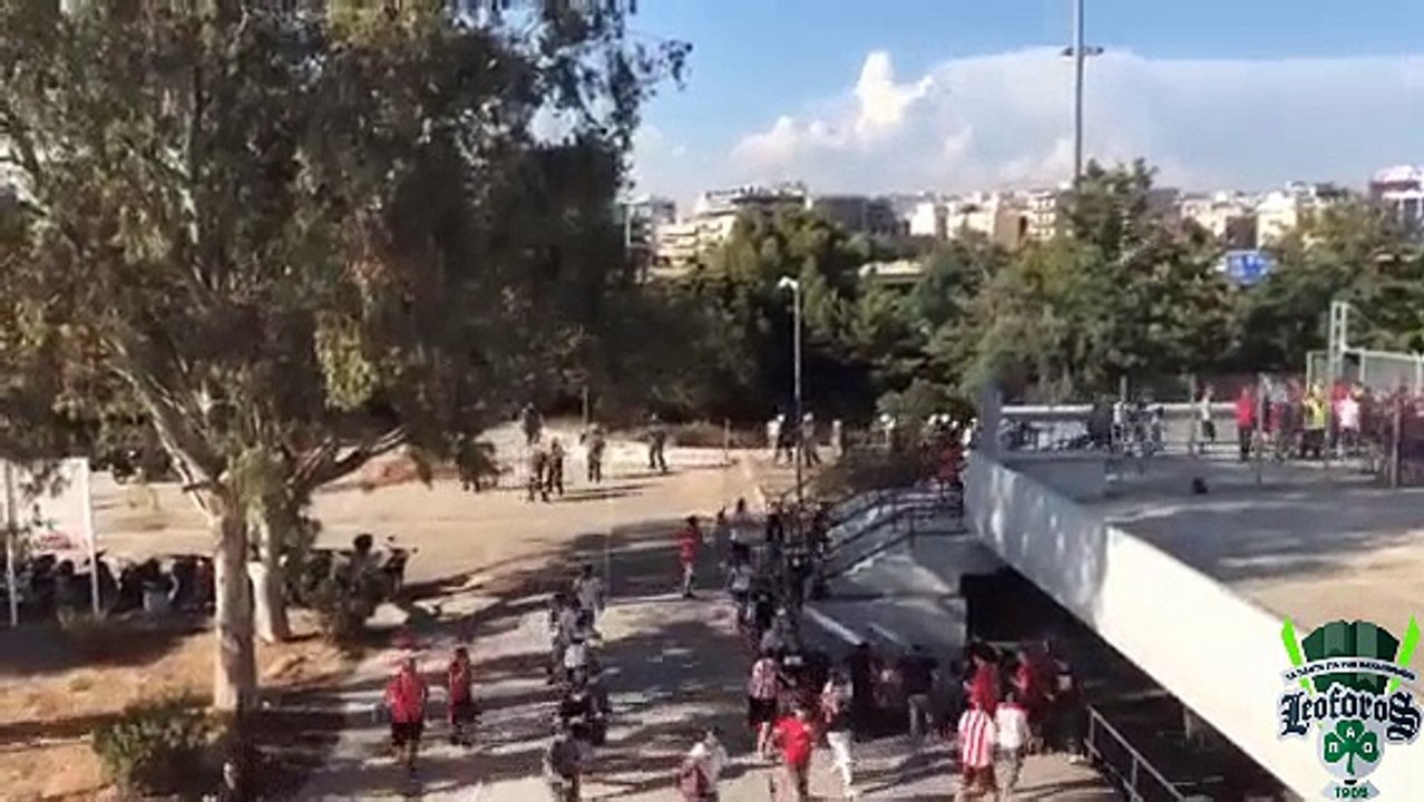 Βίντεο ντοκουμέντο από την επίθεση των οπαδών του Ολυμπιακού