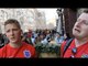 England Fans Embrace Friendly Moscow - Russia 2018