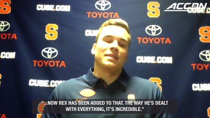Syracuse QB Eric Dungey Shares Emotion Of Rex Culpepper Cancer Recovery