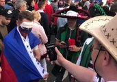 Mexican Soccer Fans Share Tequila With Russian Supporters After World Cup Opener