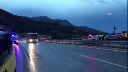 Burdur'da trafik kazası: 6 yaralı