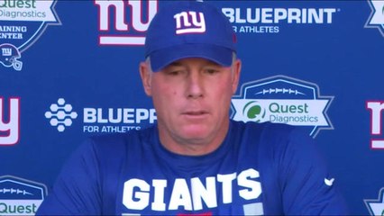 Pat Shurmur comments on Harrison-Hernandez scuffle at Giants practice