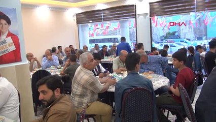 Bitlis Akşener Partililerle İftar Yaptı
