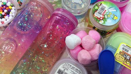 MIXING RANDOM THINGS INTO STORE BOUGHT SLIME!! SLIMESMOOTHIE! SATISFYING SLIME VIDEO PART 29 !