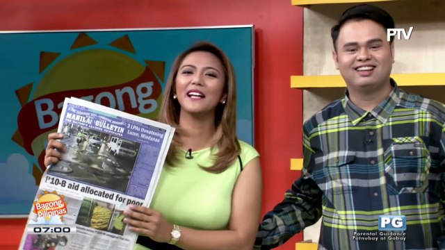 NEWS & VIEWS: P10-B aid allocated for poor; June 28 peace talks with Reds cancelled; New passport payment scheme to ease application process; #Duterte urged to sign mental health bill into law