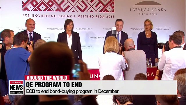 ECB to end bond-buying program in December, rates top remain at record lows