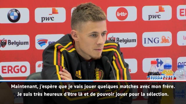 Belgique - Hazard : C'est bien d'avoir mon grand frère avec moi, il va m'aider