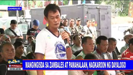 #DailyInfo: Mangingisda sa Zambales at pamahalaan, nagkaroon ng dayalogo