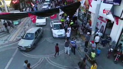 Bartın Emniyetinden drone ile bayram denetimi