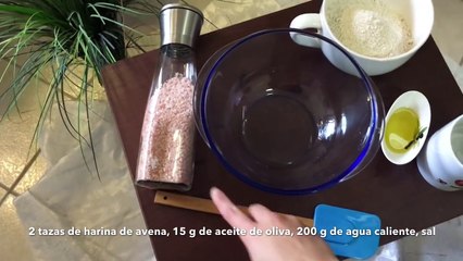 ¡Muy rico! Mauro Libi: Una deliciosa pizza con base de avena