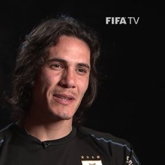 A short interview with Uruguay forward Edi Cavani ahead of their first Group A match against Egypt
